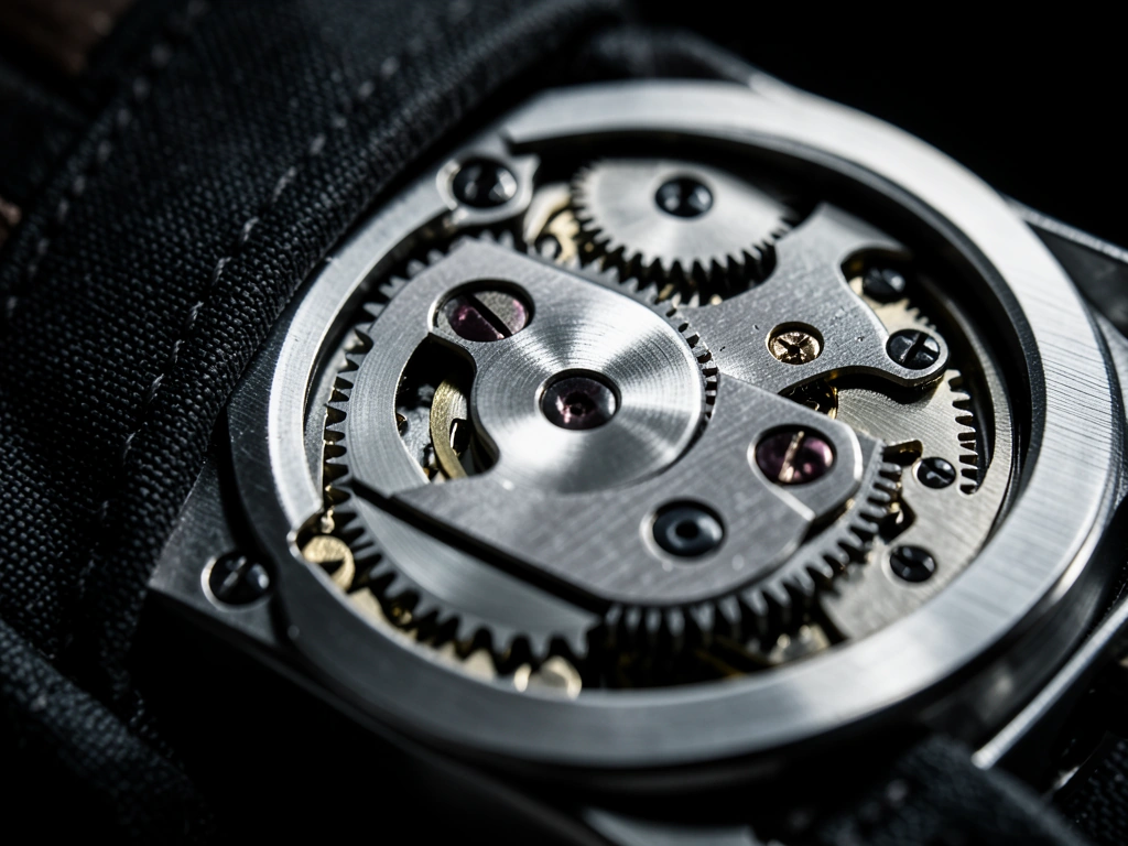 Precision mechanical engineering close-up