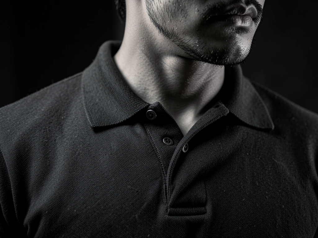 Knit polo
